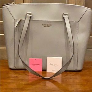 NWT Kate Spade Large Louisa Taupe Tote w dustbag